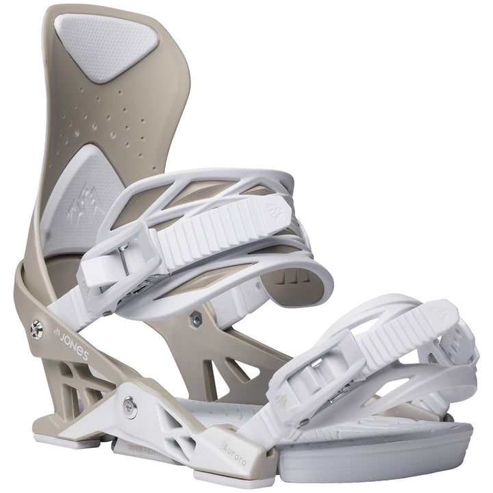 Jones Aurora Snowboard Bindings - Women's 2025 White Mineral