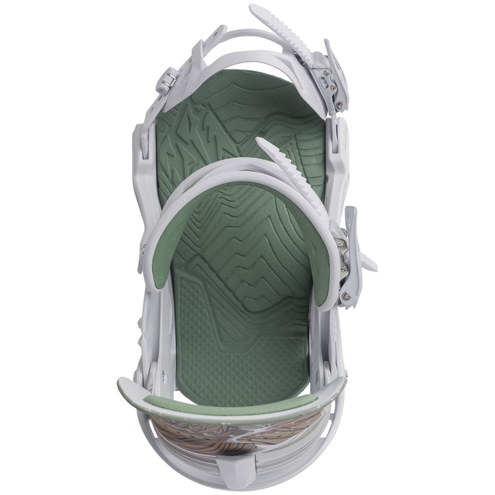 Jones Aurora Snowboard Bindings - Women's 2025 White/Art