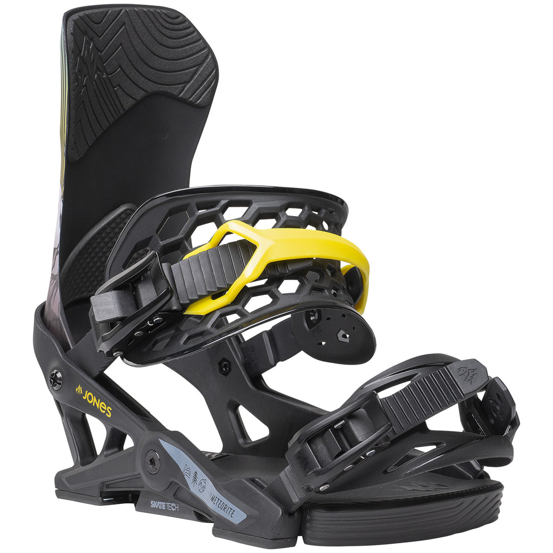 bindings for jones snowboard Jones Men's Meteorite Snowboard Bindings 2025 Black Art L