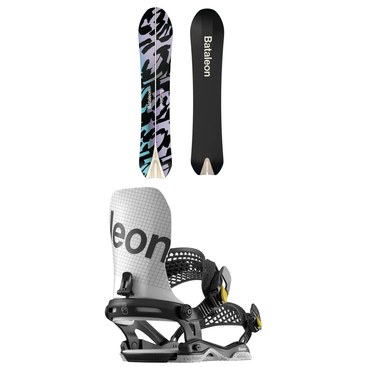 Bataleon Chameleon Snowboard + Blaster Asymwrap Snowboard Bindings 2025