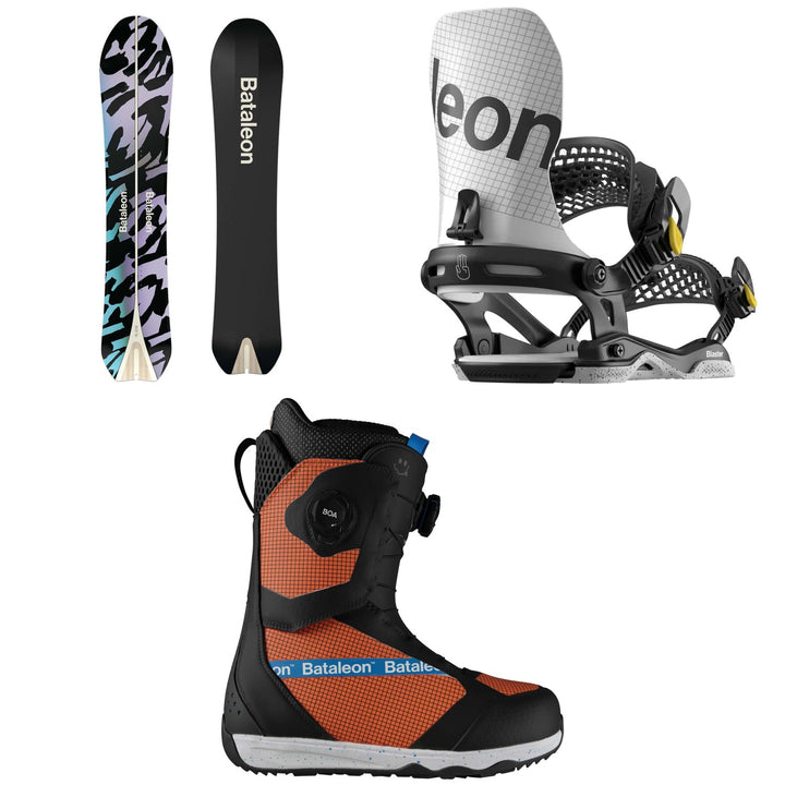 Bataleon Chameleon Snowboard + Blaster Asymwrap Snowboard Bindings + Salsa BOA Snowboard Boots 2025