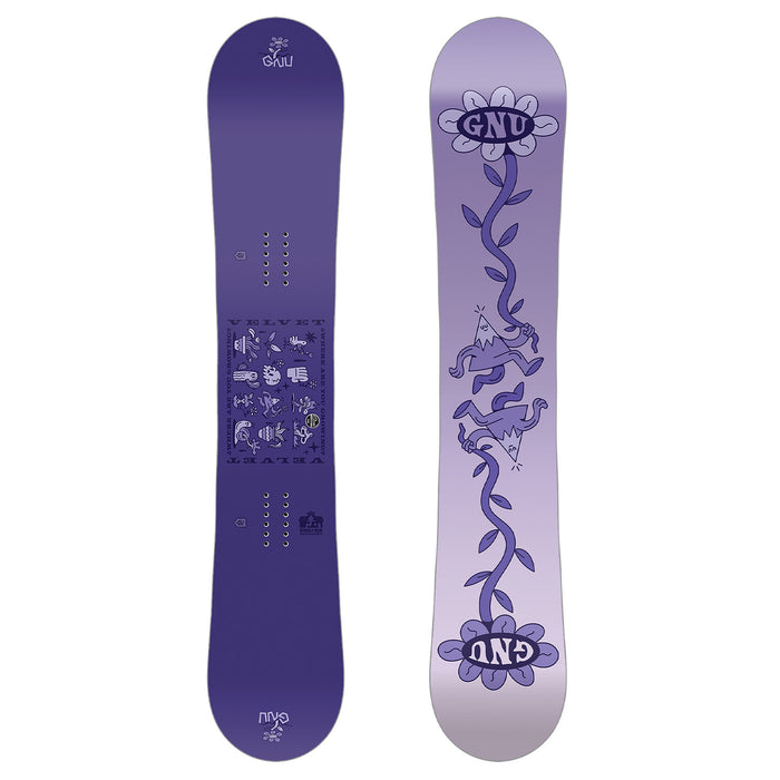 GNU Asym Velvet C2 Snowboard - Women's 2025