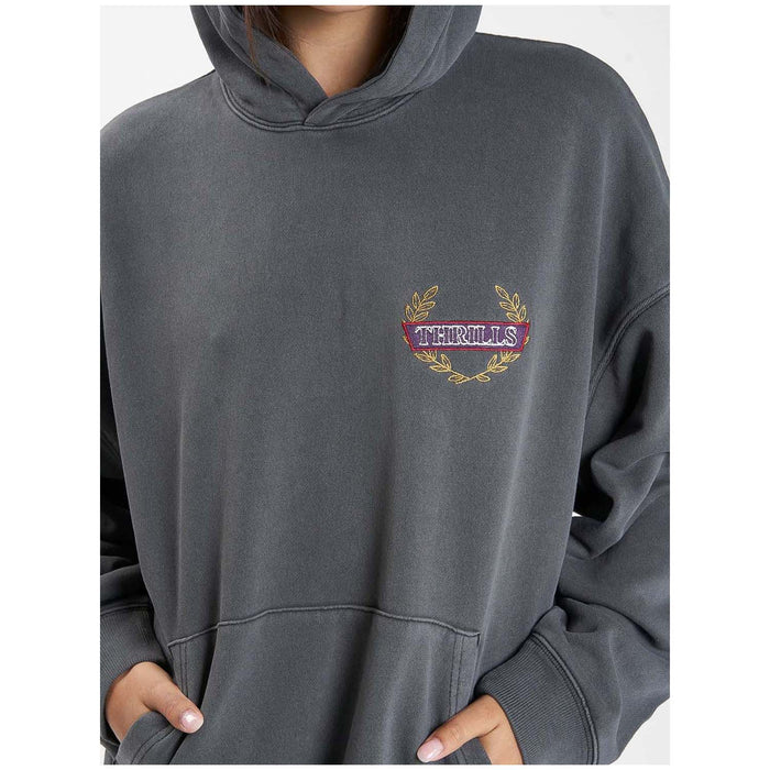 Thrills Built For Speed Cocoon Panel Hoodie - Women's Merch Black