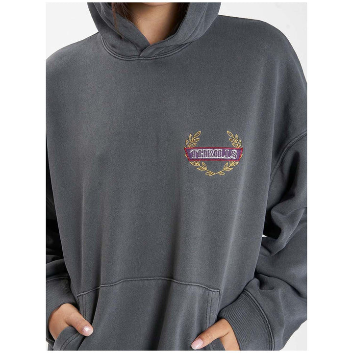 Thrills Built For Speed Cocoon Panel Hoodie - Women's Merch Black