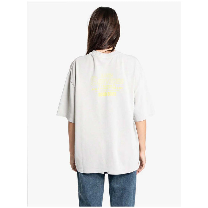 Thrills Earths Service Oversized T-Shirt - Women's Oyter Grey