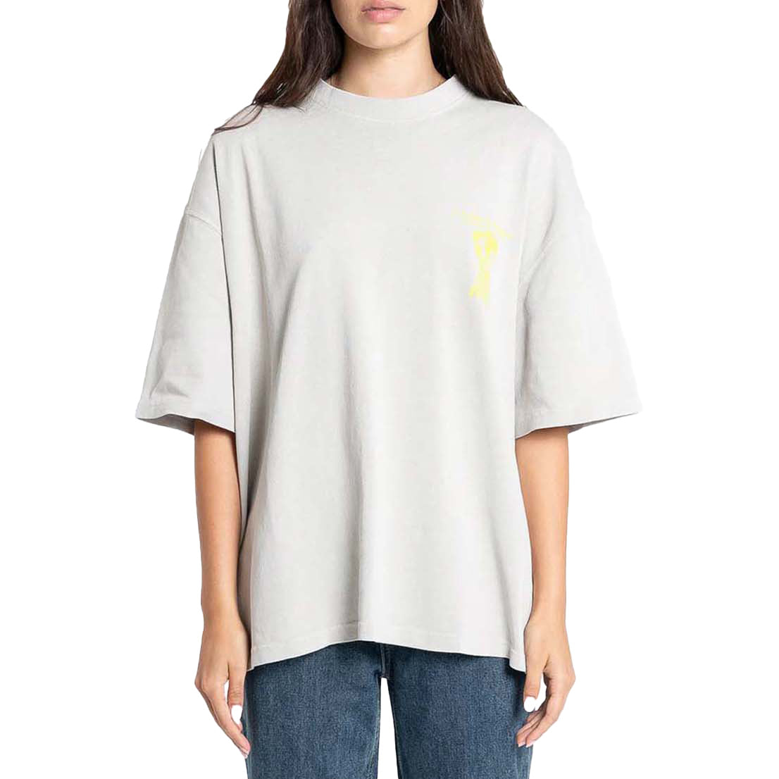 Thrills Earths Service Oversized T-Shirt - Women's Oyter Grey