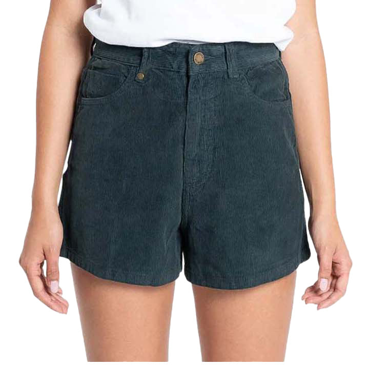 Thrills Erica Cord Shorts - Women's Dark Jade