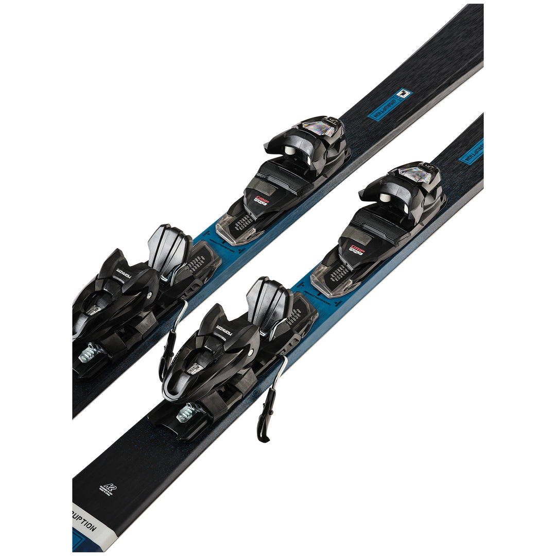 k2 disruption 75 alliance women's skis w/ Quikclik Free Bindings, 156 : Sports & Outdoors and a Catch Free Rocker profile for effortless turn initiation K2 Women's Disruption 75W Snow