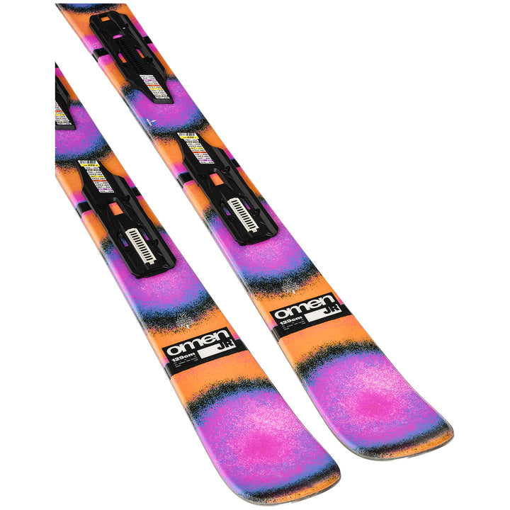 K2 Omen Jr Skis + FDT 4.5 Large Plate Bindings - Kids' 2025