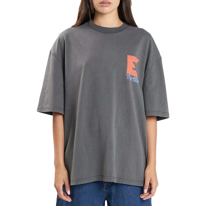 Thrills United Front Oversized T-Shirt - Women's Merch Black