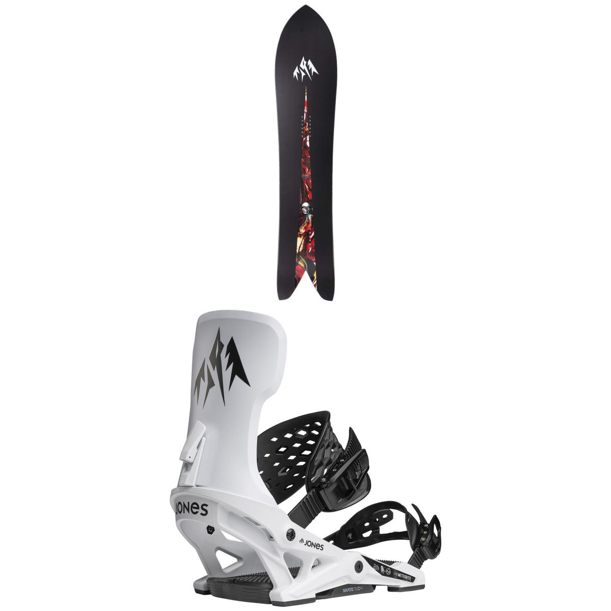 Jones Storm Chaser Snowboard + Meteorite Snowboard Bindings 2025