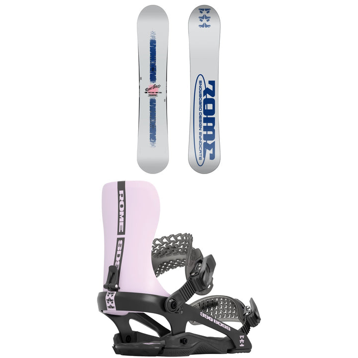 Rome Rene-Gade Snowboard + 390 Boss Snowboard Bindings 2024