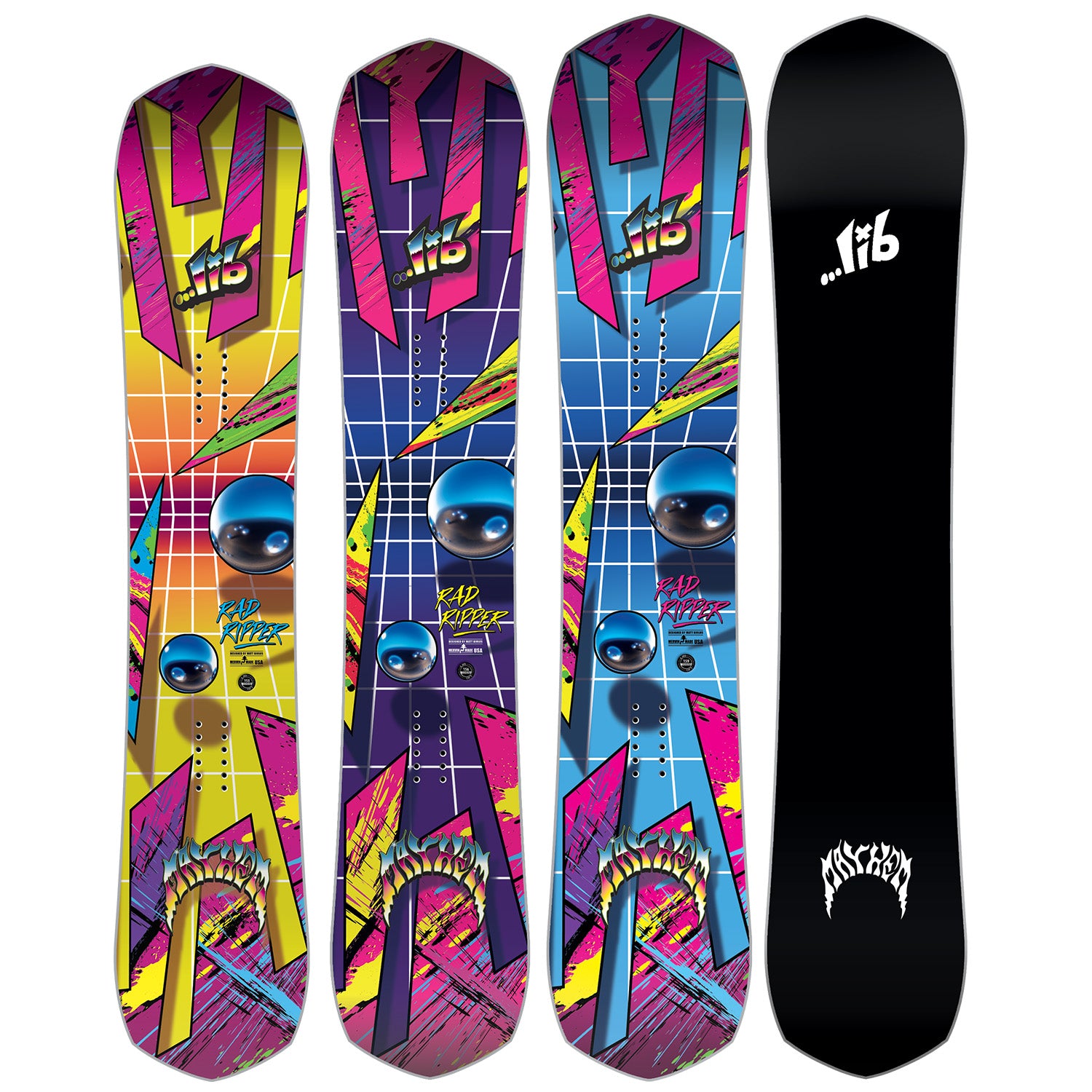 Lib Tech Mayhem Rad Ripper C3 Snowboard 2025 – evo