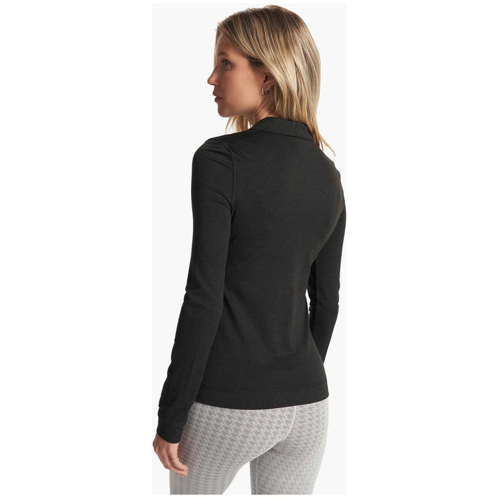 Vuori Halo Essential Half Zip - Women's Black Heather