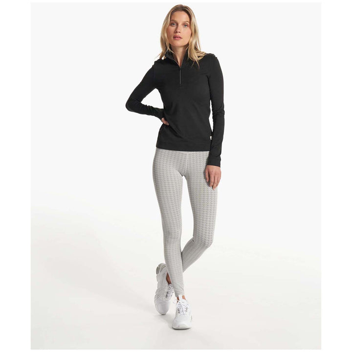 Vuori Halo Essential Half Zip - Women's Black Heather