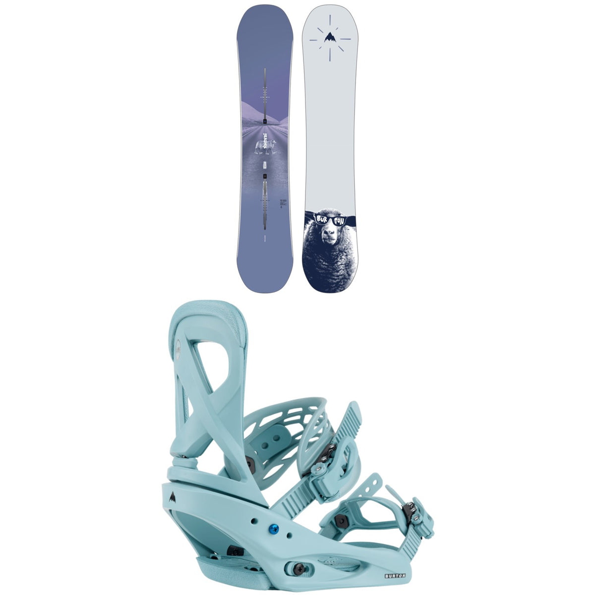 Burton Yeasayer Snowboard + Scribe Snowboard Bindings - Women's 2024