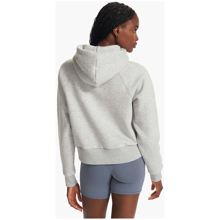 Vuori Restore Half Zip Hoodie - Women's Light Heather Grey