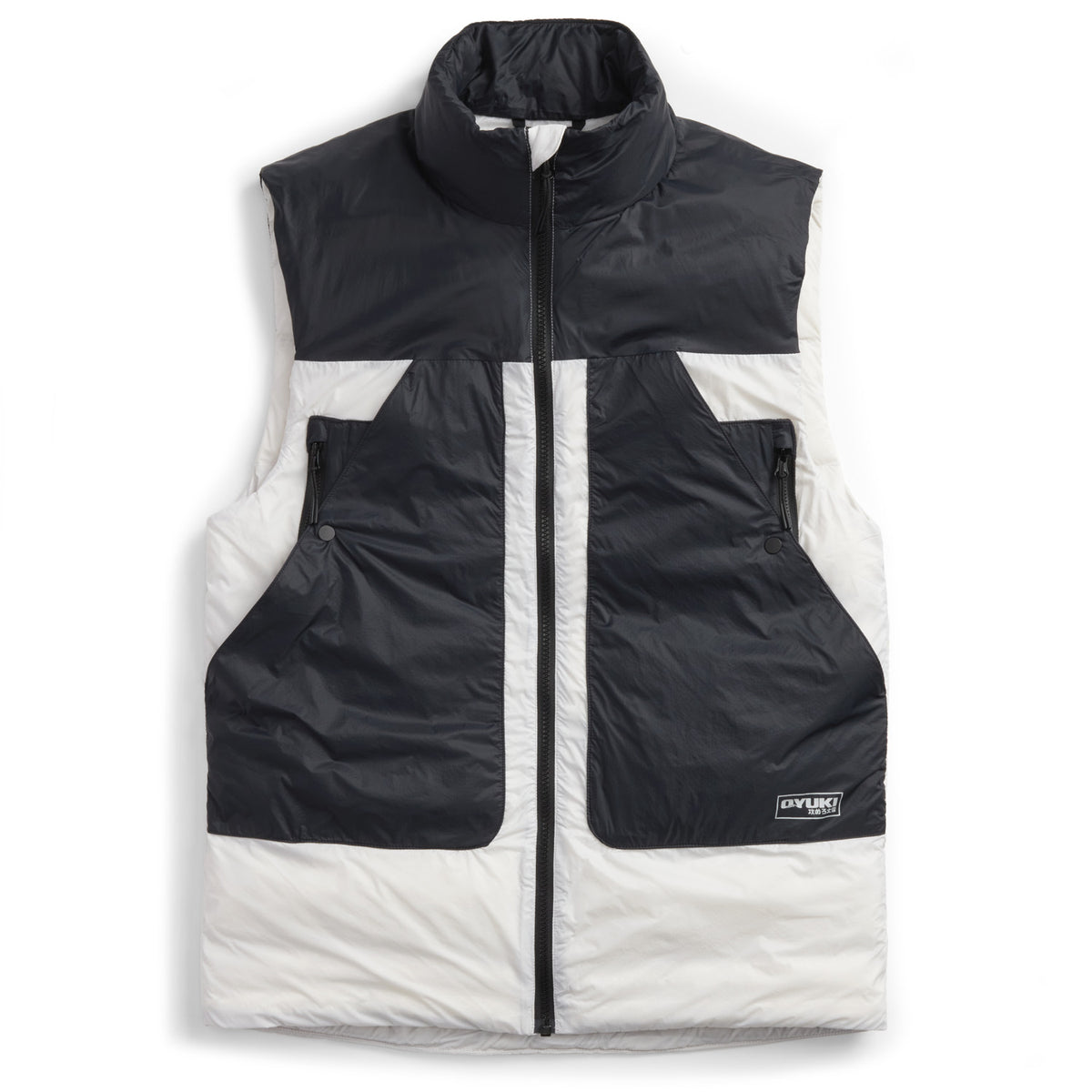 Oyuki Toya Down Insulator Vest - Unisex Chalk/Black