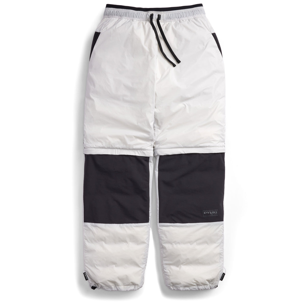 Oyuki Toya Down Insulator Zip-Off Pants - Unisex Chalk/Black