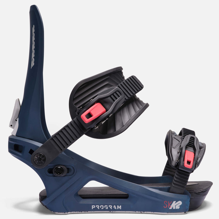 K2 Program Snowboard Bindings 2025 Deep Blue
