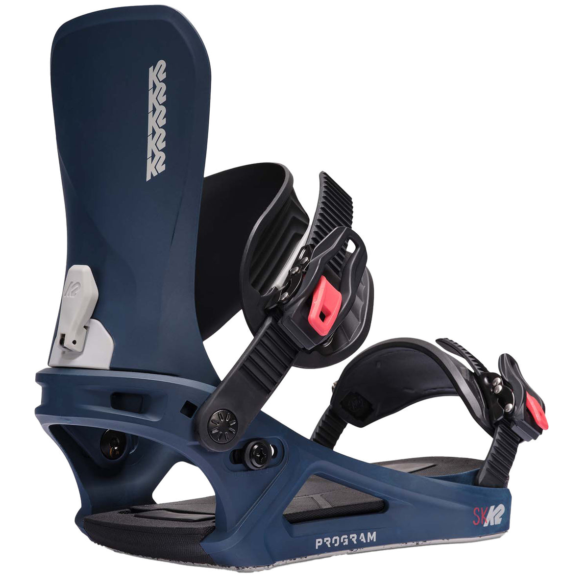 K2 Program Snowboard Bindings 2025 Deep Blue