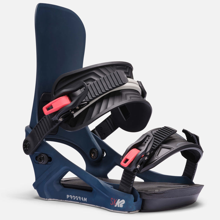 K2 Program Snowboard Bindings 2025 Deep Blue
