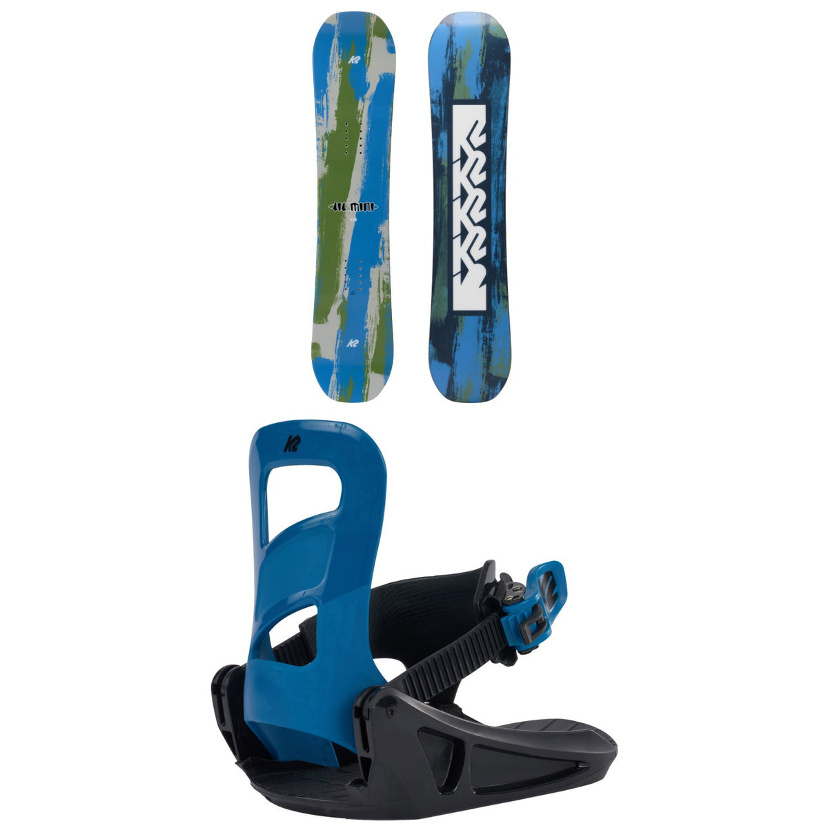 K2 Lil Mini Snowboard + Mini Turbo Snowboard Bindings - Kids' 2026