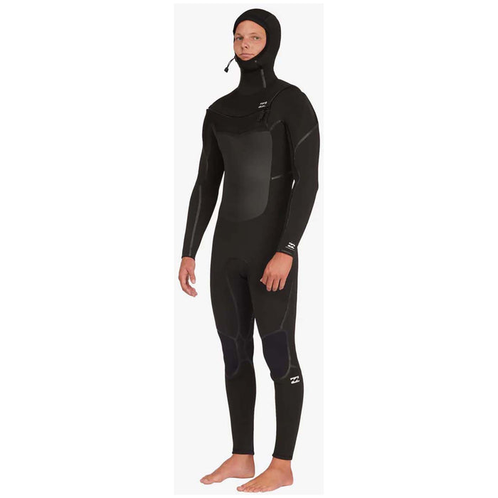 Billabong 5/4 Absolute Plus Chest Zip Hooded Wetsuit Black