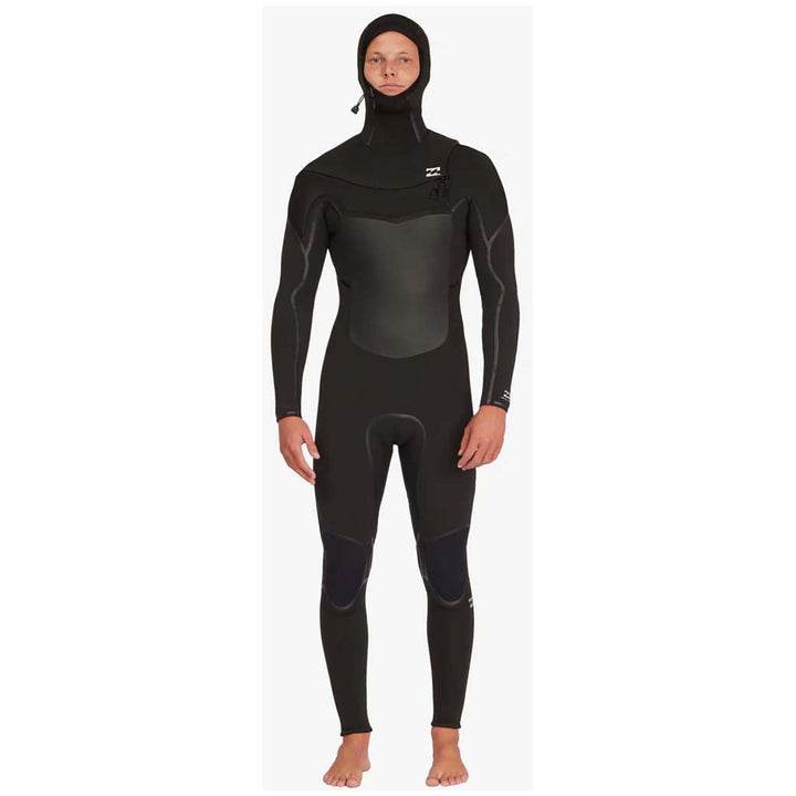 Billabong 5/4 Absolute Plus Chest Zip Hooded Wetsuit Black