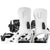 Flux EM Snowboard Bindings White