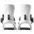 Flux EM Snowboard Bindings White