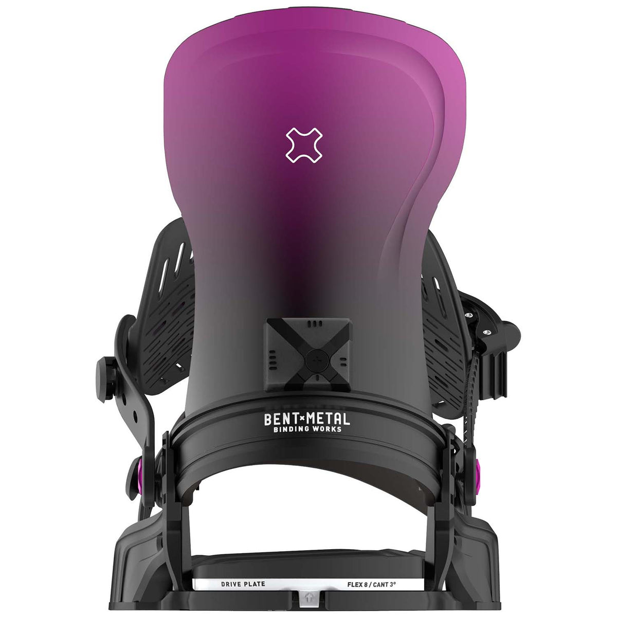 Bent Metal Forte Snowboard Bindings - Women's 2025 Black