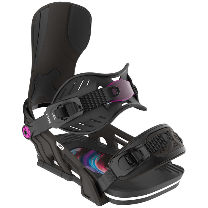Bent Metal Forte Snowboard Bindings - Women's 2025 Black