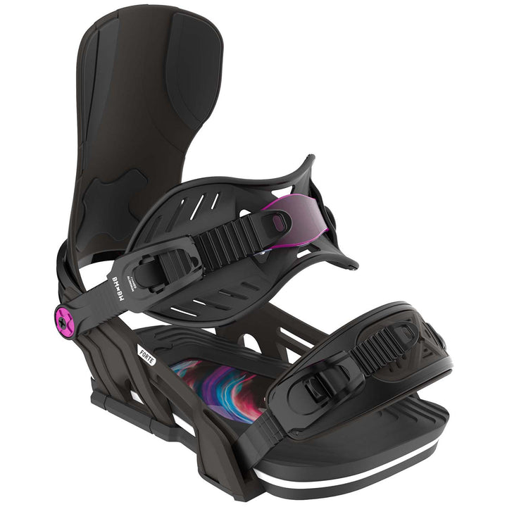 Bent Metal Forte Snowboard Bindings - Women's 2025 Black