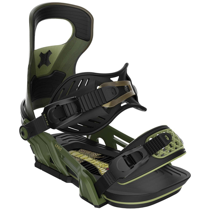 Bent Metal Logic Snowboard Bindings 2025 Green