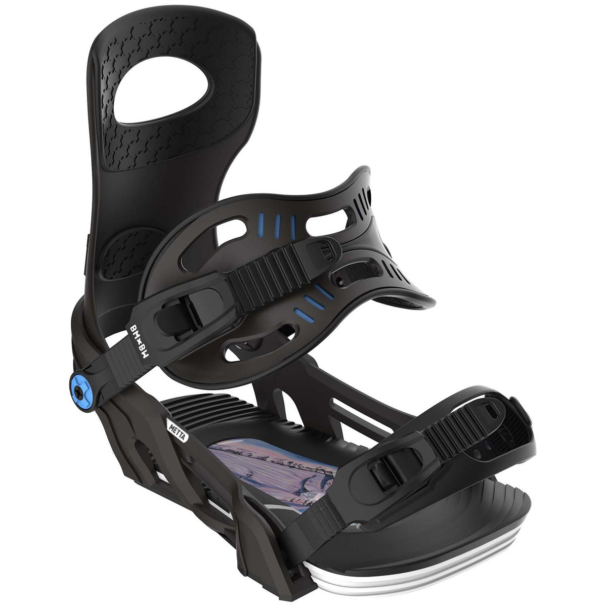 Bent Metal Metta Snowboard Bindings - Women's 2025 Black
