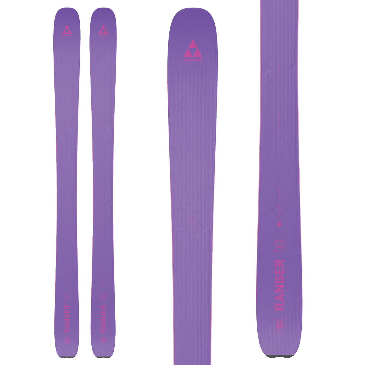 Fischer Ranger 102 Skis 2026 Purple