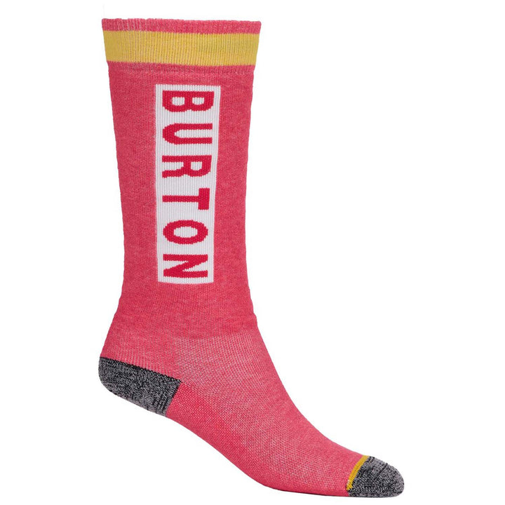 Burton Weekend Midweight 2-Pack Snowboard Socks - Kids' Azalea Pink