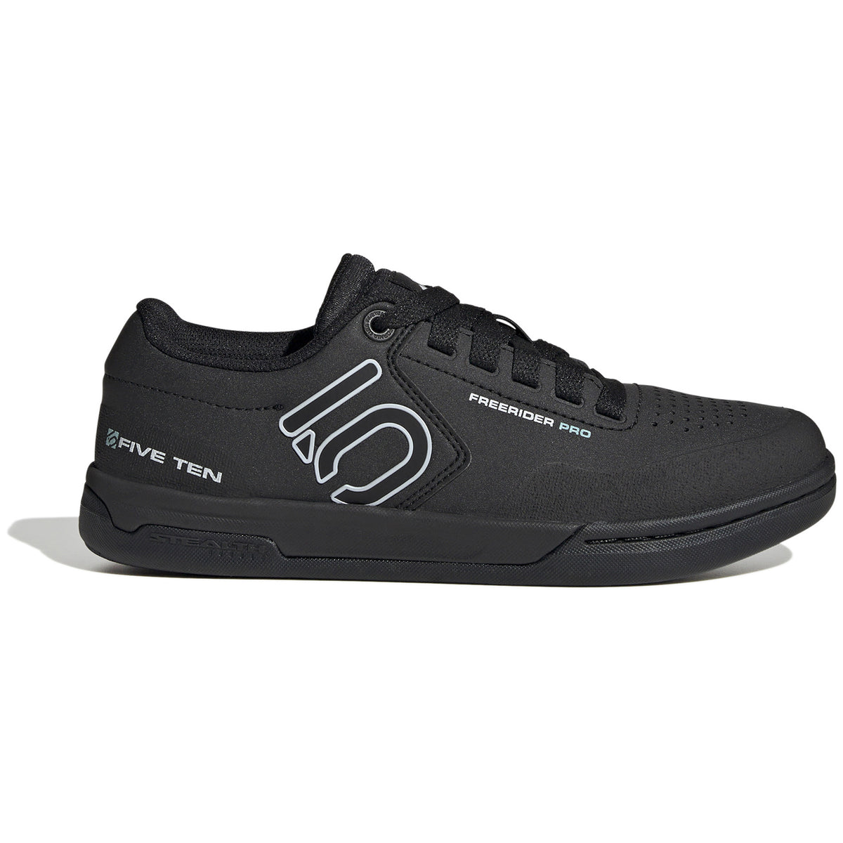 Five Ten Freerider Pro Shoes - Women's Core Black/Crystal White/Acid Mint