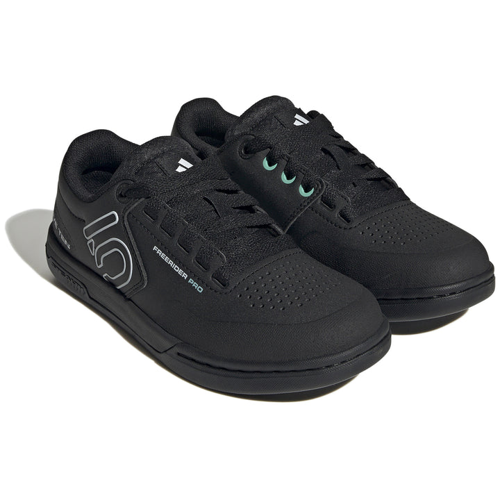 Five Ten Freerider Pro Shoes - Women's Core Black/Crystal White/Acid Mint