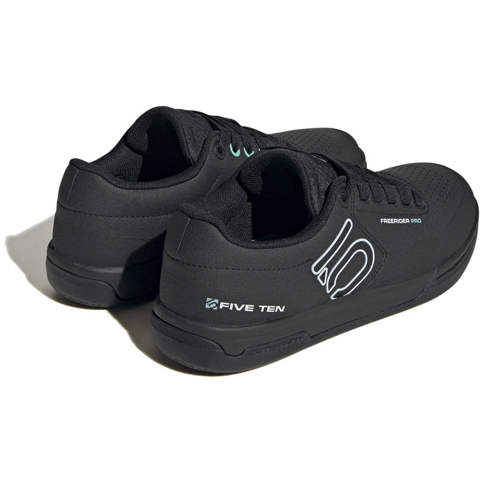 Five Ten Freerider Pro Shoes - Women's Core Black/Crystal White/Acid Mint