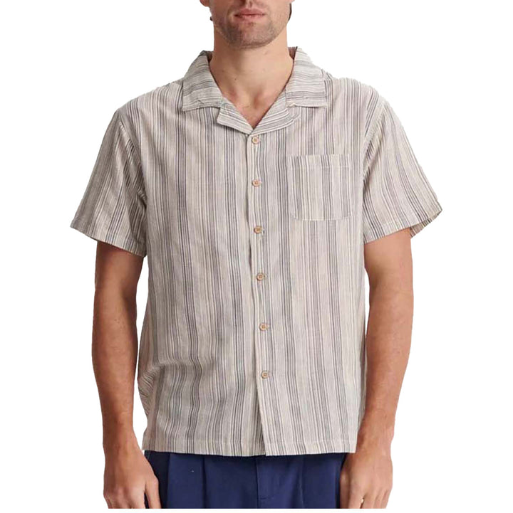 The Critical Slide Society Bawley Short-Sleeve Shirt - Men's Ecru