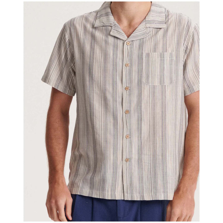 The Critical Slide Society Bawley Short-Sleeve Shirt - Men's Ecru