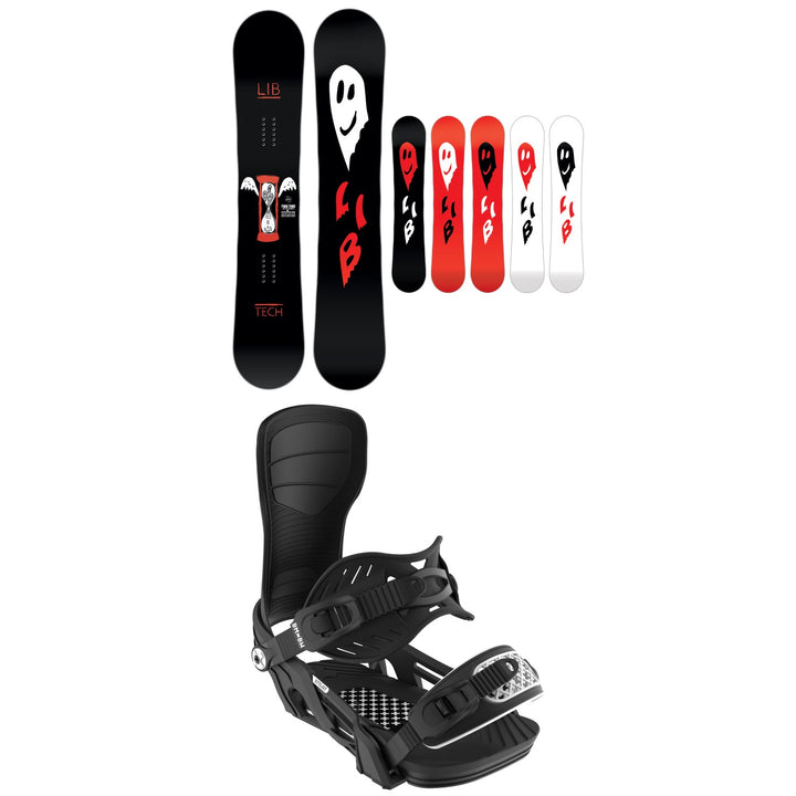 Lib Tech Two Time C3 Snowboard + Bent Metal Stylist Snowboard Bindings - Women's 2025