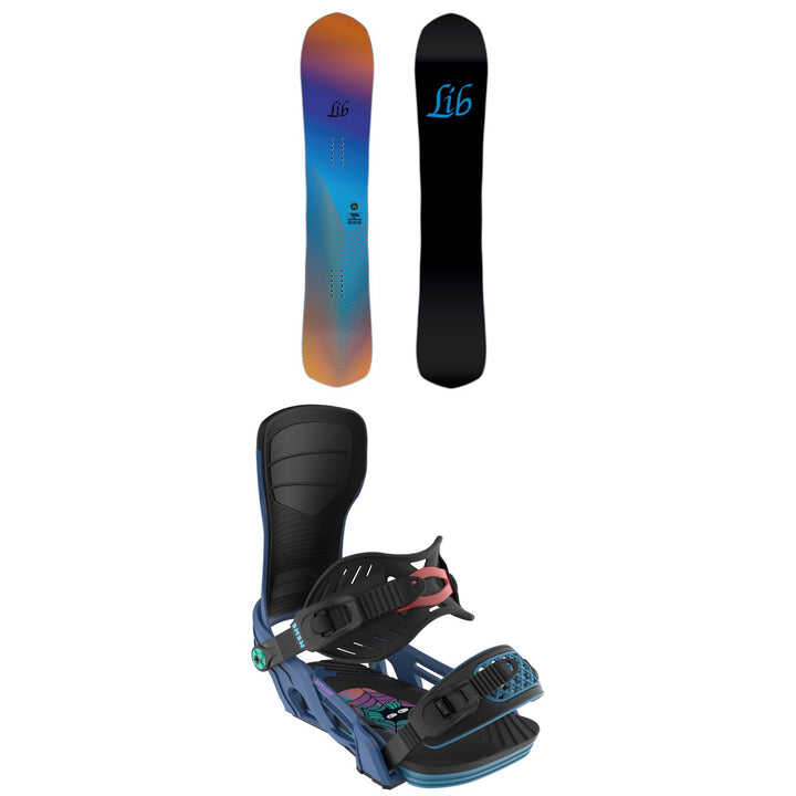 Lib Tech Theda C2X Snowboard + Bent Metal Stylist Snowboard Bindings - Women's 2025