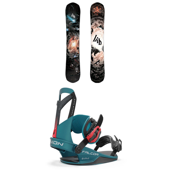 Lib Tech T. Rice Pro Snowboard + Union Falcor Snowboard Bindings 2025