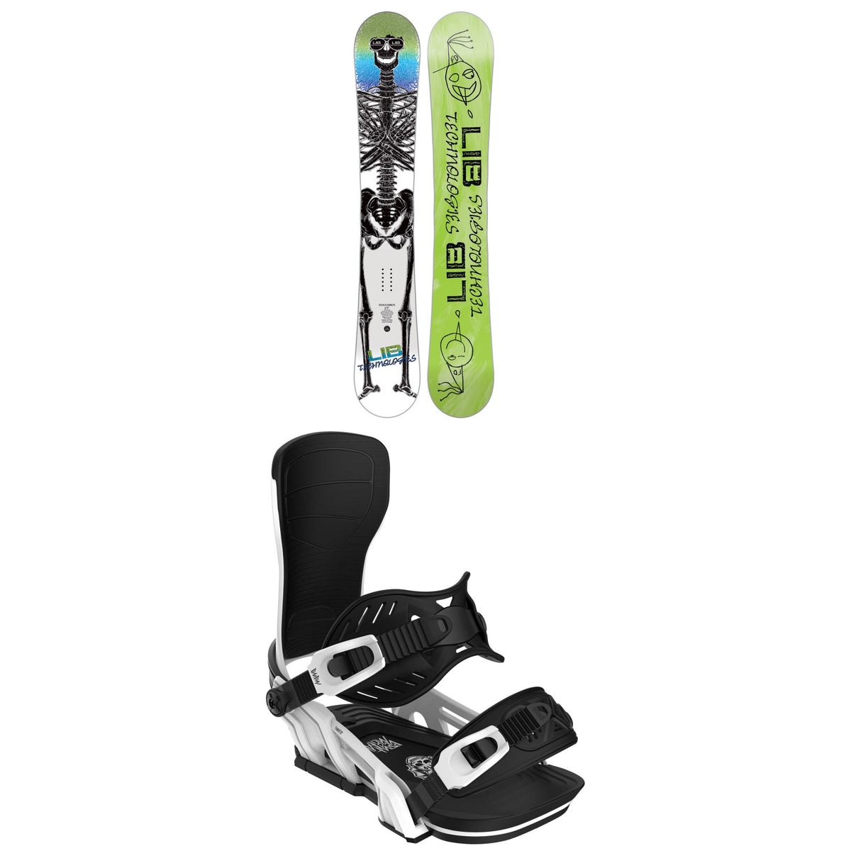 Lib Tech Doughboy C3 Snowboard + Bent Metal Transfer Snowboard Bindings 2025