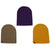 Burton Recycled DND 3-Pack Beanie - Kids' Summit Taupe/Goldenrod/Imperial Purple