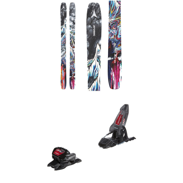 Atomic Bent 100 Skis + Marker Griffon 13 ID Ski Bindings 2025