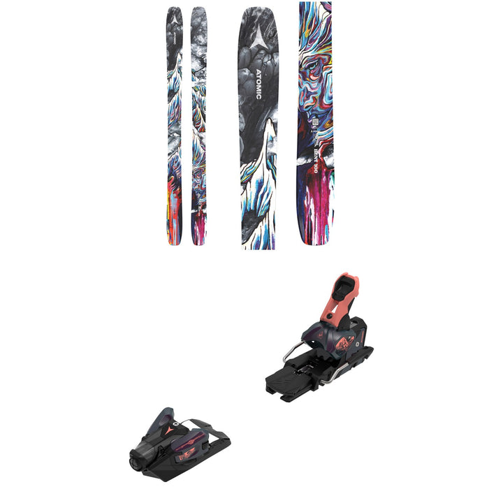 Atomic Bent 100 Skis + Strive 14 GW Ski Bindings 2025